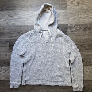 American Eagle Outfitters Textured Gray Hoodie